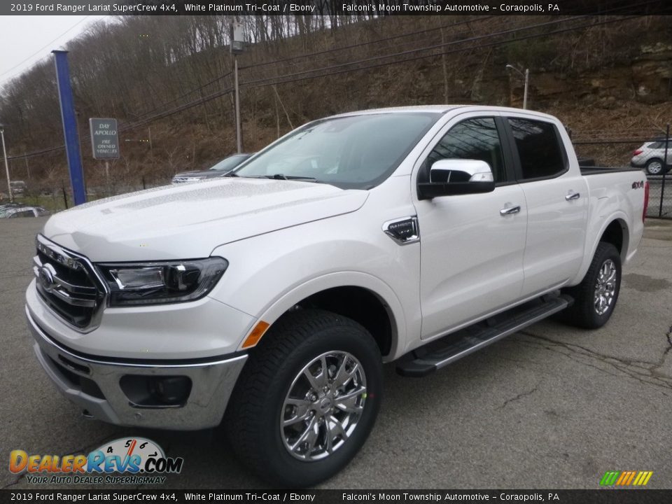 White Platinum Tri-Coat 2019 Ford Ranger Lariat SuperCrew 4x4 Photo #5