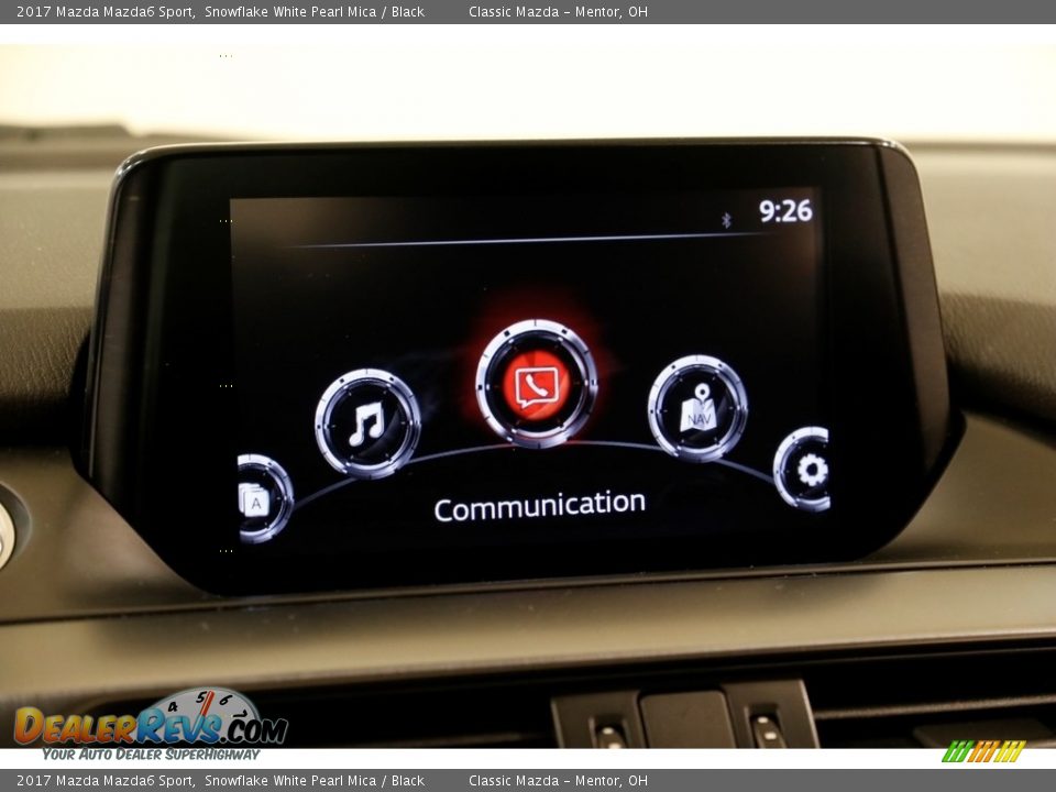 2017 Mazda Mazda6 Sport Snowflake White Pearl Mica / Black Photo #10