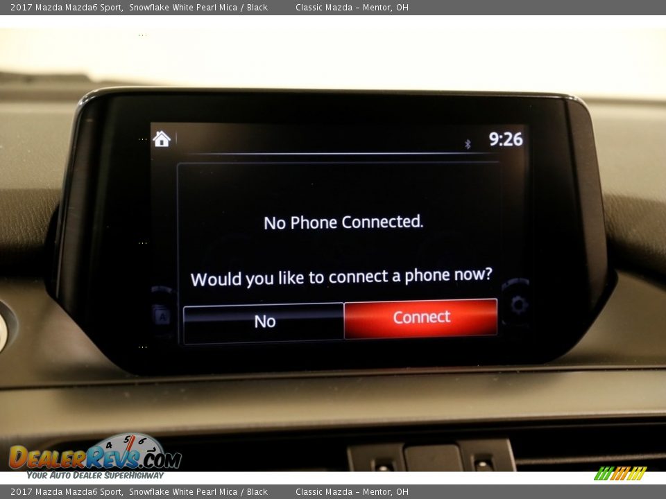 2017 Mazda Mazda6 Sport Snowflake White Pearl Mica / Black Photo #11