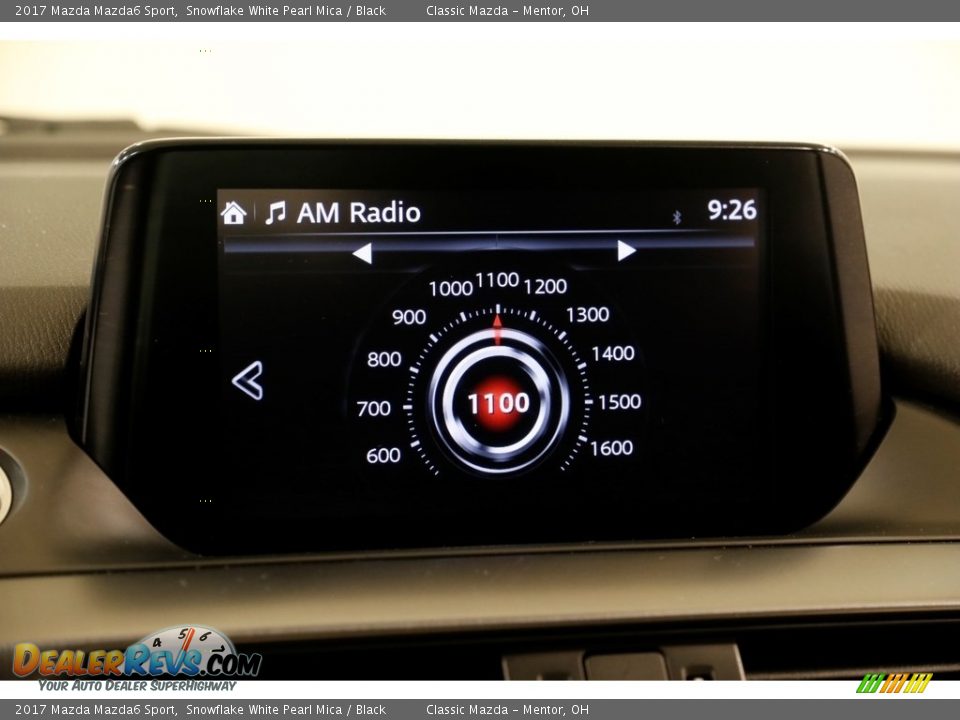 2017 Mazda Mazda6 Sport Snowflake White Pearl Mica / Black Photo #12