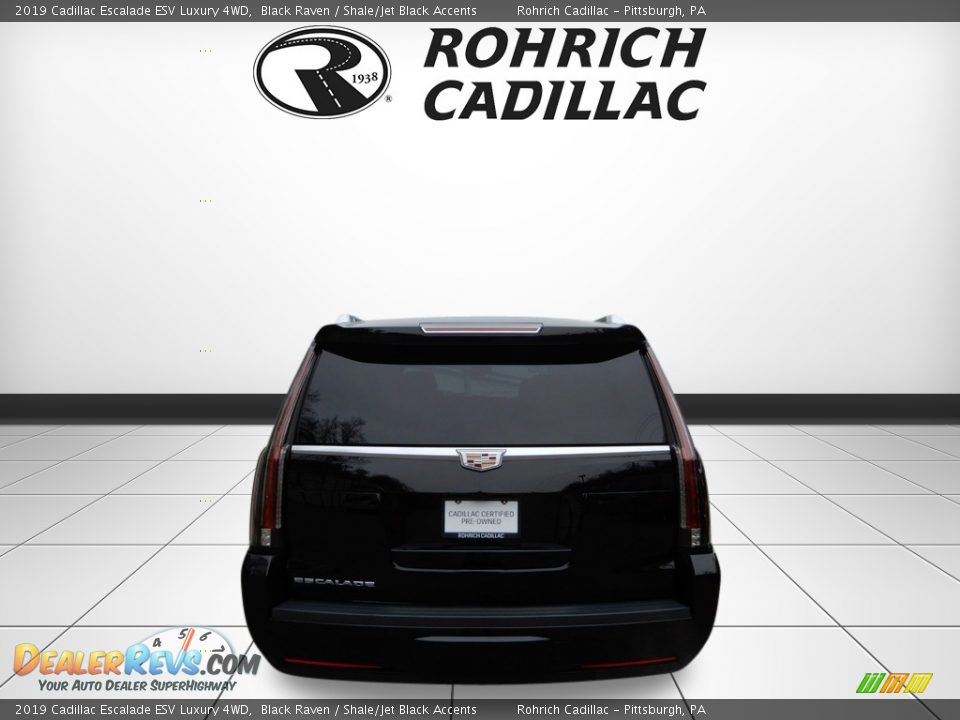 2019 Cadillac Escalade ESV Luxury 4WD Black Raven / Shale/Jet Black Accents Photo #4