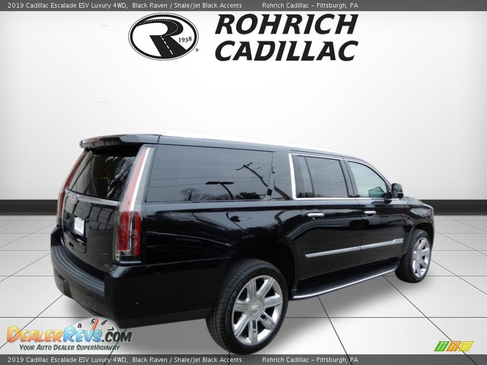 2019 Cadillac Escalade ESV Luxury 4WD Black Raven / Shale/Jet Black Accents Photo #5