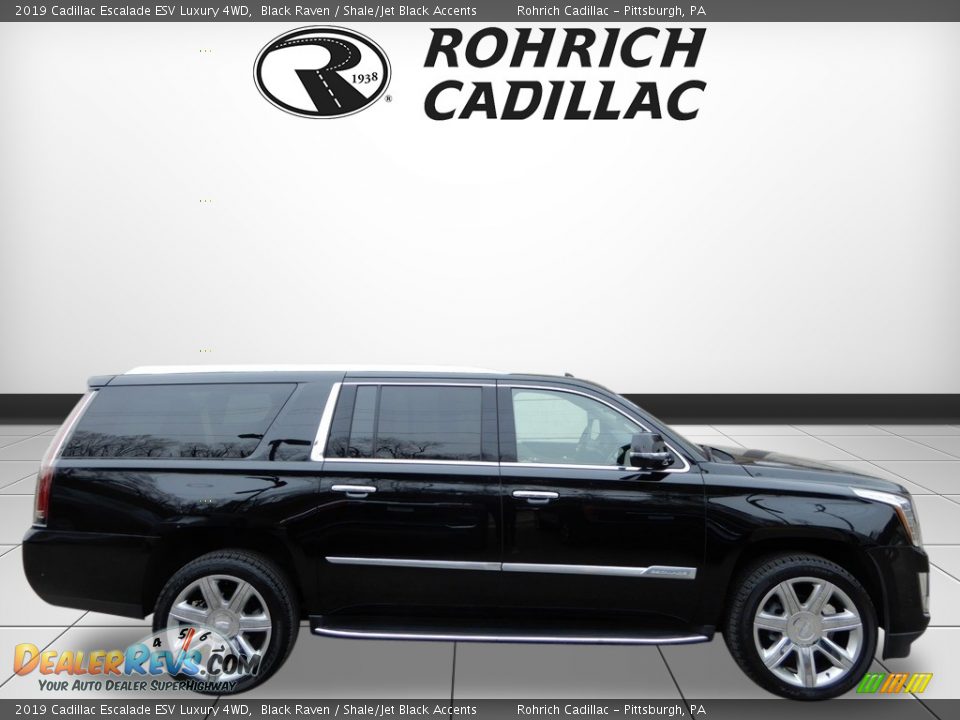 2019 Cadillac Escalade ESV Luxury 4WD Black Raven / Shale/Jet Black Accents Photo #6