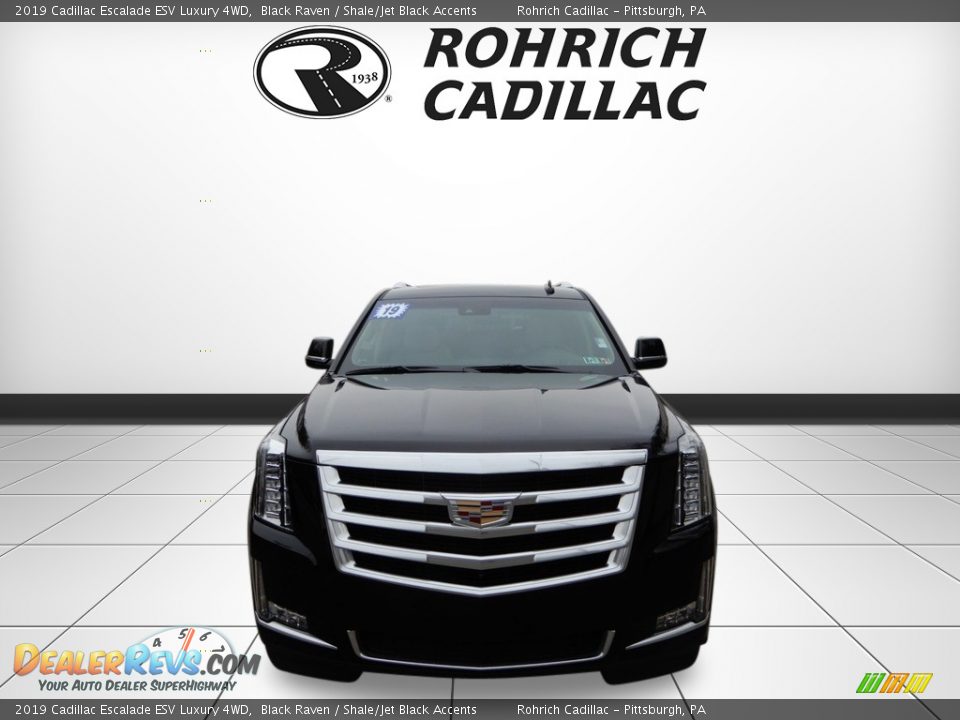 2019 Cadillac Escalade ESV Luxury 4WD Black Raven / Shale/Jet Black Accents Photo #8