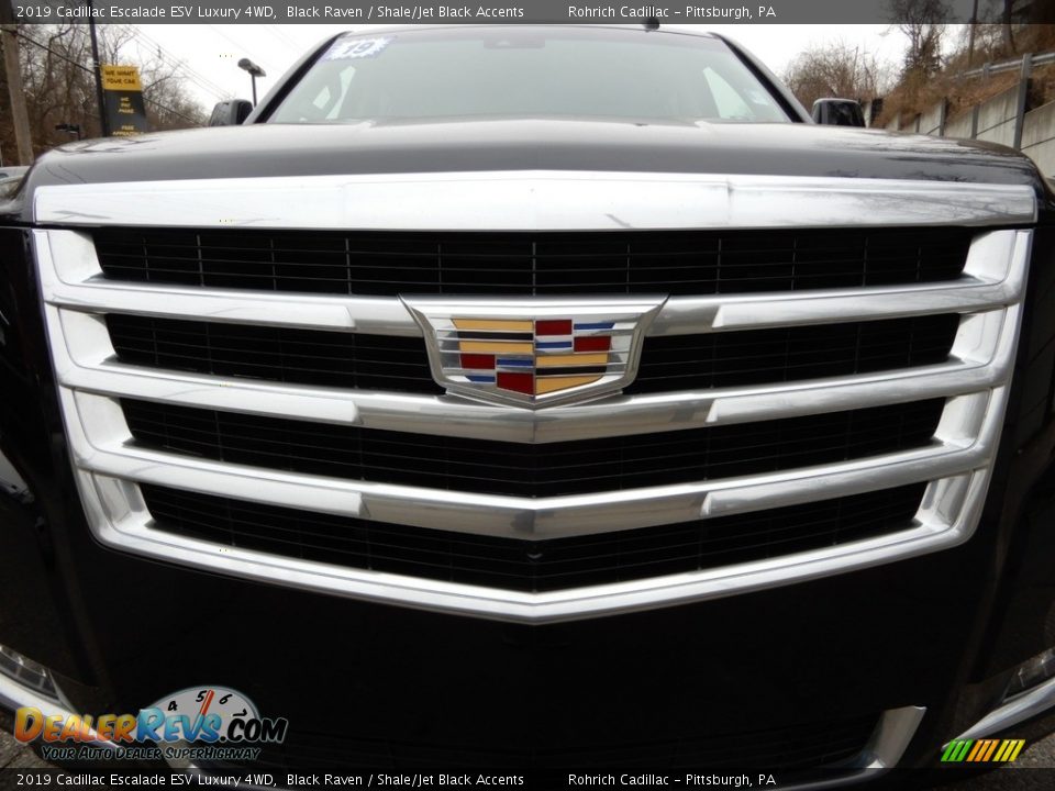 2019 Cadillac Escalade ESV Luxury 4WD Black Raven / Shale/Jet Black Accents Photo #9