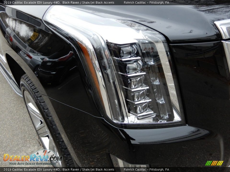 2019 Cadillac Escalade ESV Luxury 4WD Black Raven / Shale/Jet Black Accents Photo #10