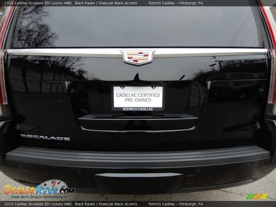 2019 Cadillac Escalade ESV Luxury 4WD Black Raven / Shale/Jet Black Accents Photo #13