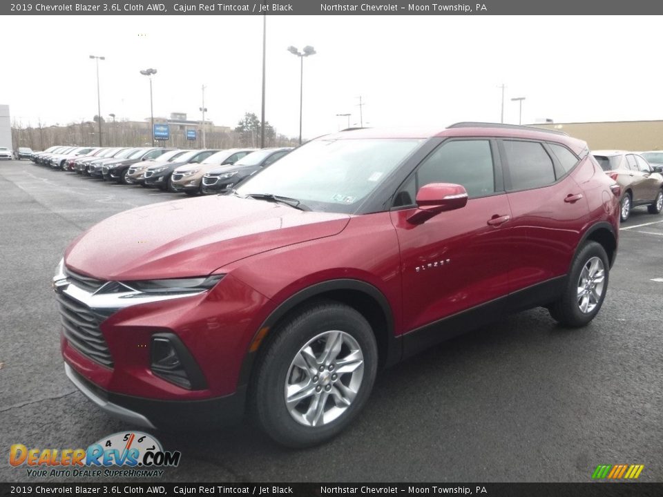 2019 Chevrolet Blazer 3.6L Cloth AWD Cajun Red Tintcoat / Jet Black Photo #1