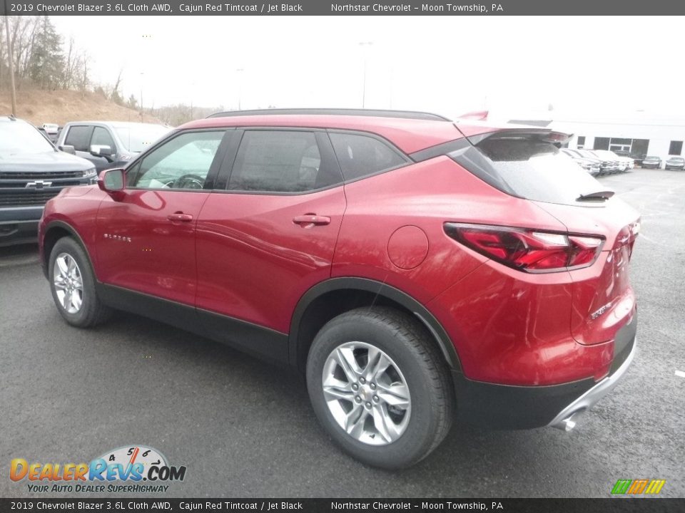 2019 Chevrolet Blazer 3.6L Cloth AWD Cajun Red Tintcoat / Jet Black Photo #4