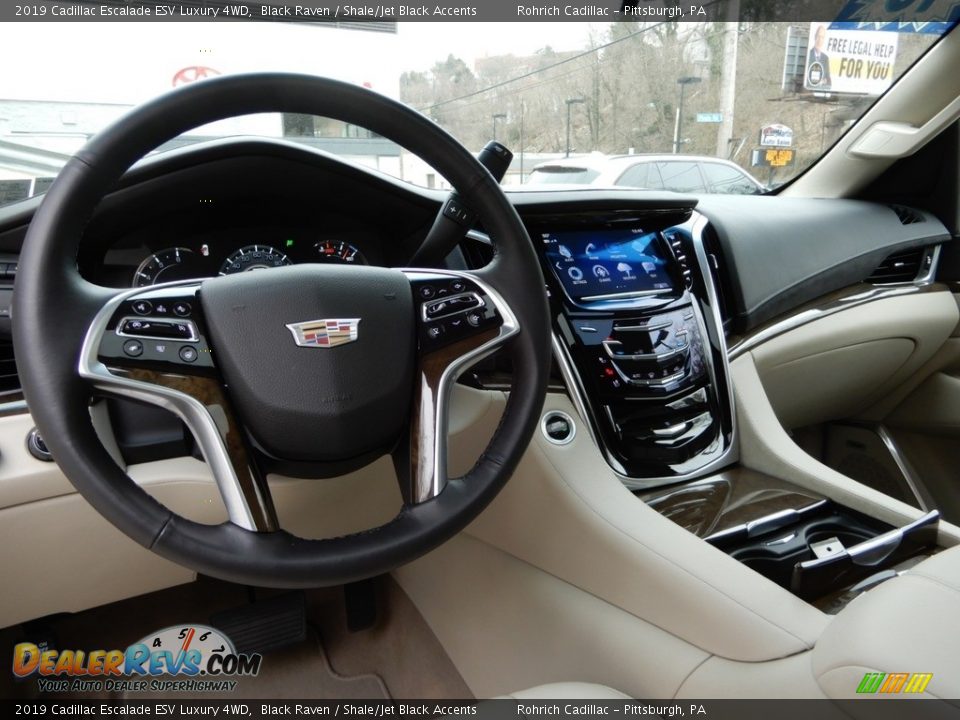 2019 Cadillac Escalade ESV Luxury 4WD Black Raven / Shale/Jet Black Accents Photo #16