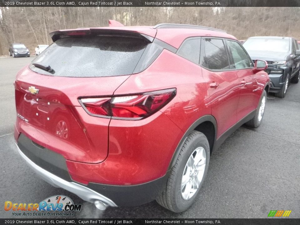 2019 Chevrolet Blazer 3.6L Cloth AWD Cajun Red Tintcoat / Jet Black Photo #6