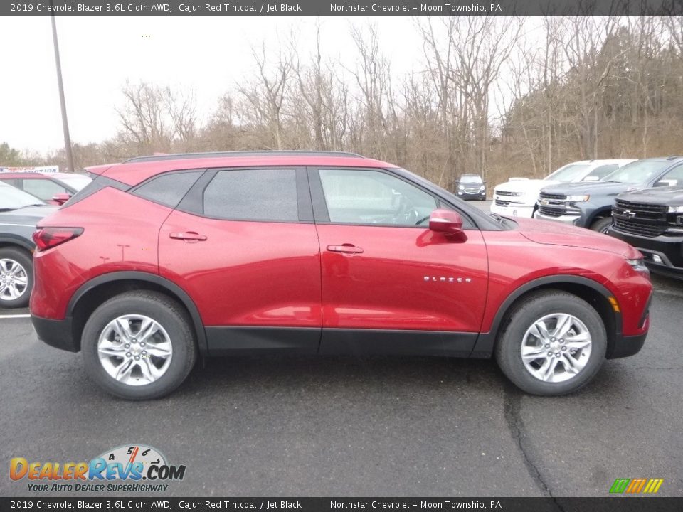 2019 Chevrolet Blazer 3.6L Cloth AWD Cajun Red Tintcoat / Jet Black Photo #7