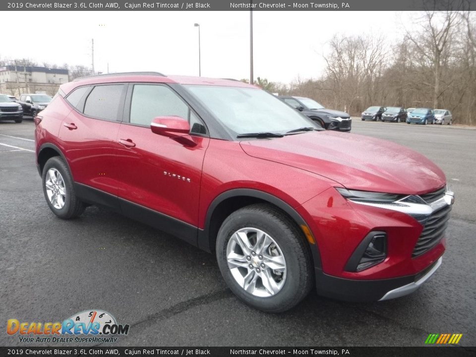 2019 Chevrolet Blazer 3.6L Cloth AWD Cajun Red Tintcoat / Jet Black Photo #8