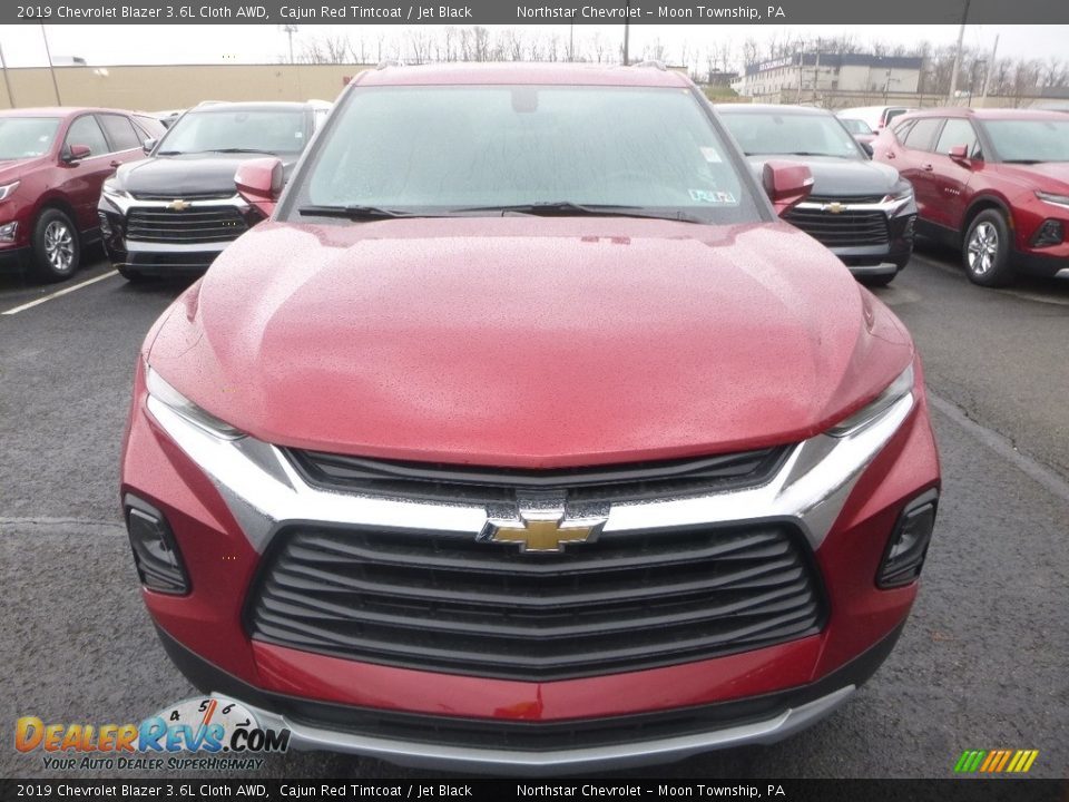 2019 Chevrolet Blazer 3.6L Cloth AWD Cajun Red Tintcoat / Jet Black Photo #9