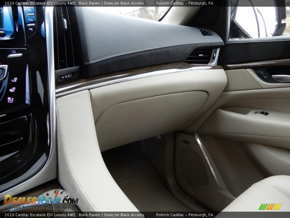 2019 Cadillac Escalade ESV Luxury 4WD Black Raven / Shale/Jet Black Accents Photo #21