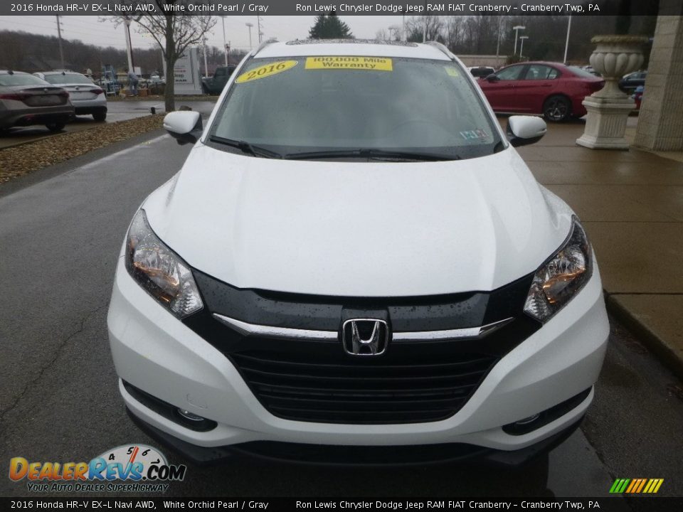 2016 Honda HR-V EX-L Navi AWD White Orchid Pearl / Gray Photo #4