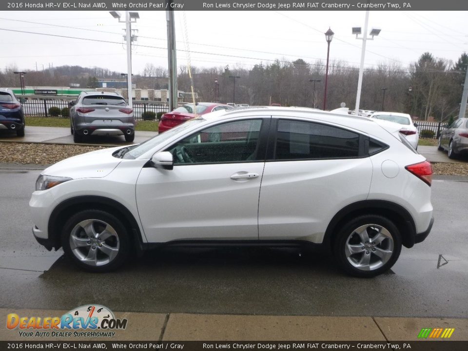 2016 Honda HR-V EX-L Navi AWD White Orchid Pearl / Gray Photo #6