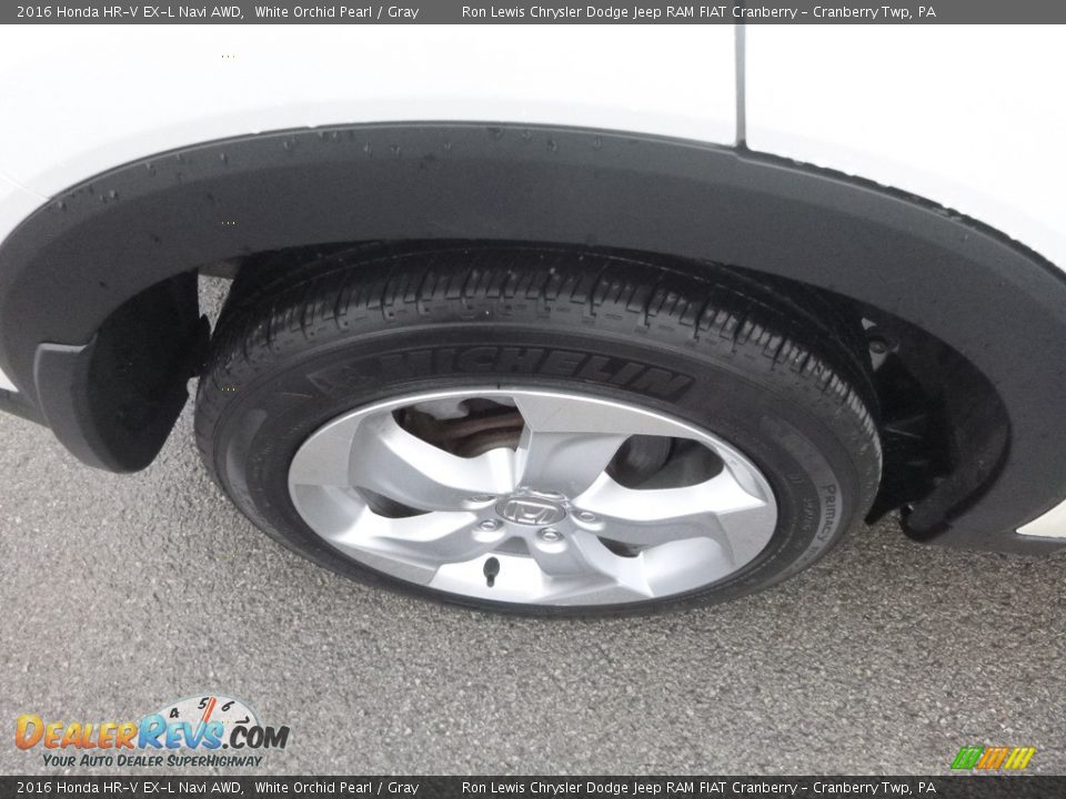 2016 Honda HR-V EX-L Navi AWD White Orchid Pearl / Gray Photo #9
