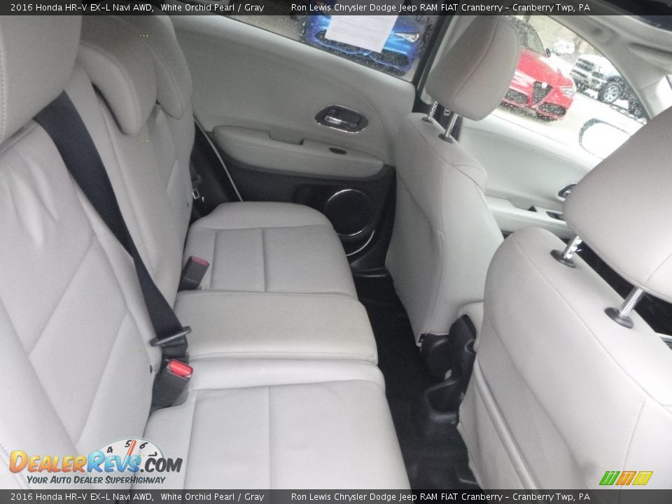 2016 Honda HR-V EX-L Navi AWD White Orchid Pearl / Gray Photo #10