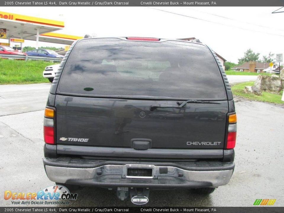 2005 Chevrolet Tahoe LS 4x4 Dark Gray Metallic / Gray/Dark Charcoal Photo #4