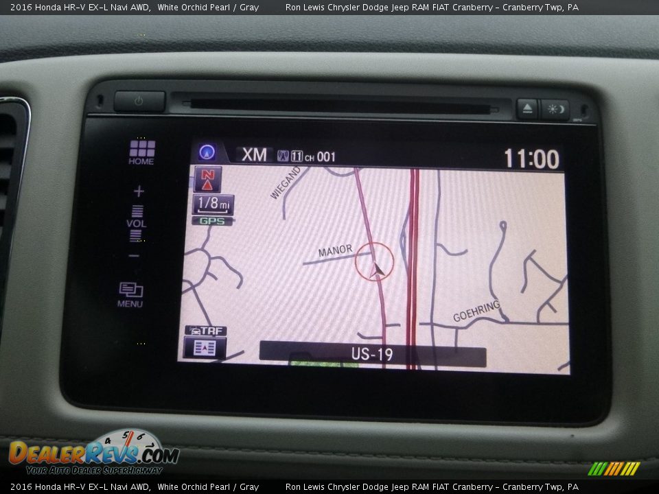 2016 Honda HR-V EX-L Navi AWD White Orchid Pearl / Gray Photo #17