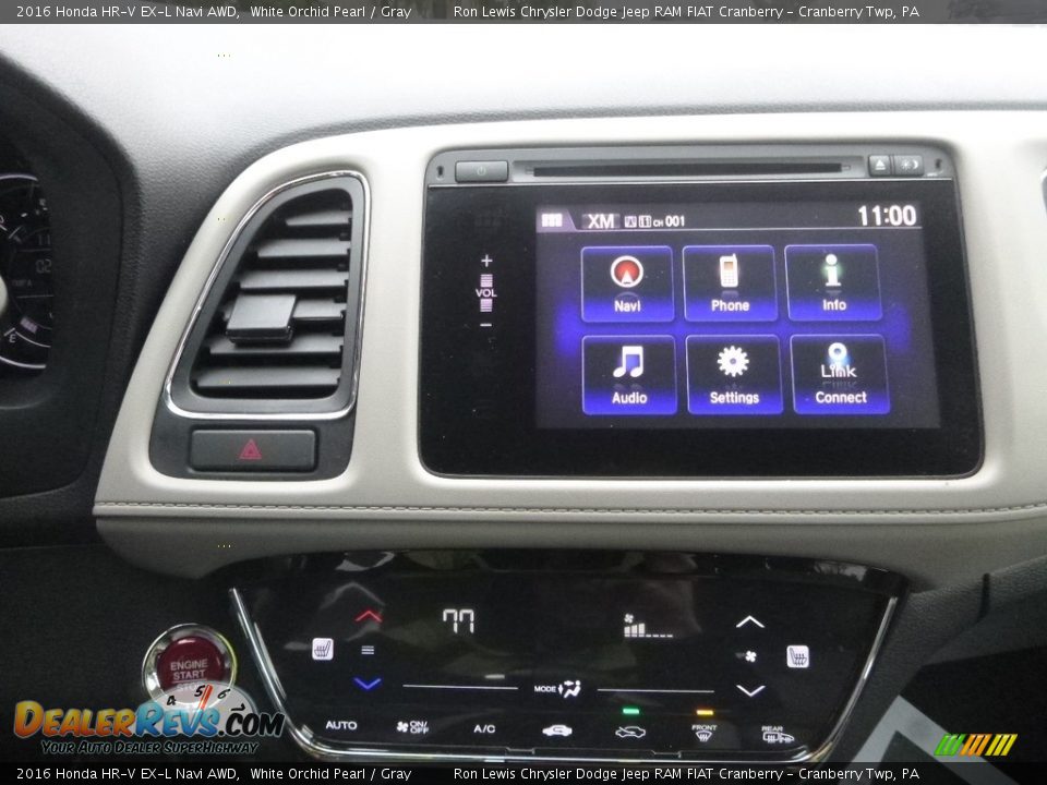 2016 Honda HR-V EX-L Navi AWD White Orchid Pearl / Gray Photo #18
