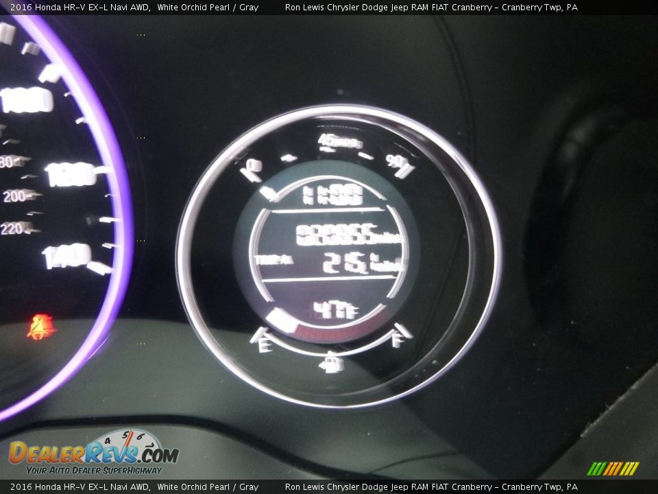 2016 Honda HR-V EX-L Navi AWD White Orchid Pearl / Gray Photo #20