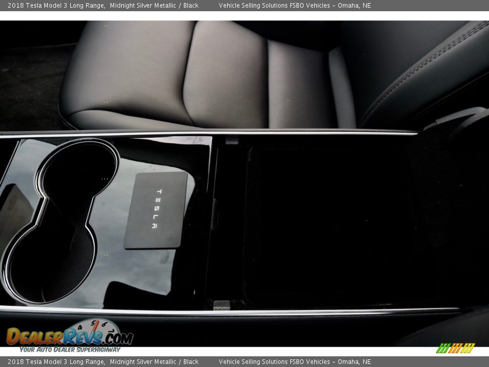 2018 Tesla Model 3 Long Range Midnight Silver Metallic / Black Photo #5