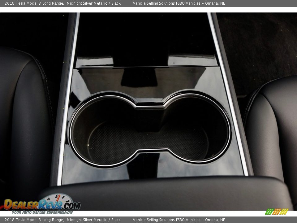 2018 Tesla Model 3 Long Range Midnight Silver Metallic / Black Photo #6
