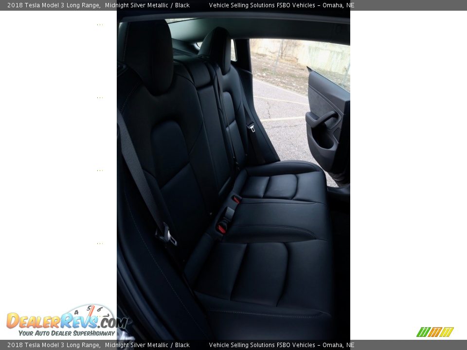 2018 Tesla Model 3 Long Range Midnight Silver Metallic / Black Photo #10