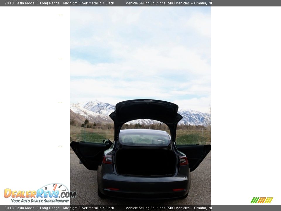 2018 Tesla Model 3 Long Range Midnight Silver Metallic / Black Photo #15