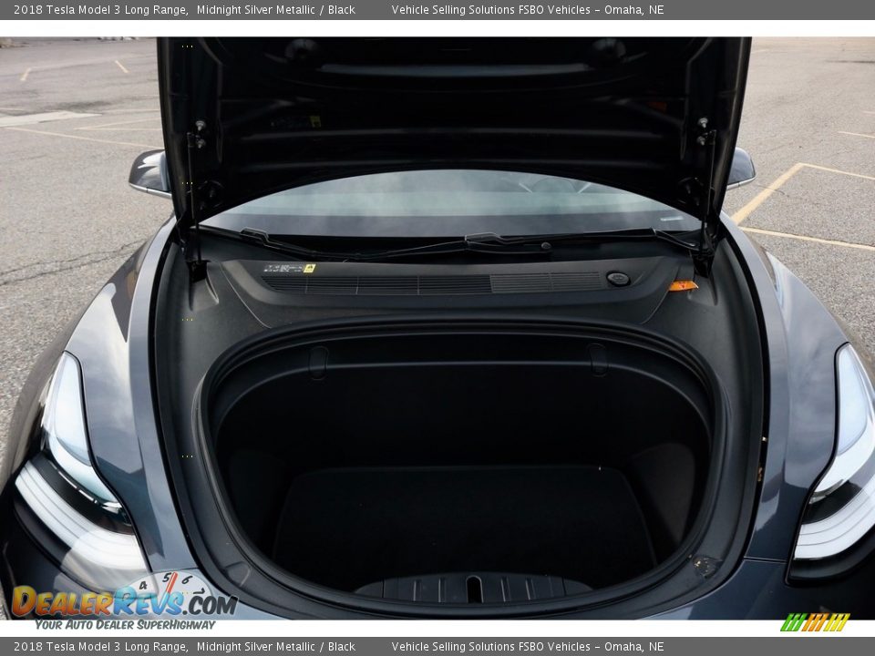 2018 Tesla Model 3 Long Range Midnight Silver Metallic / Black Photo #17
