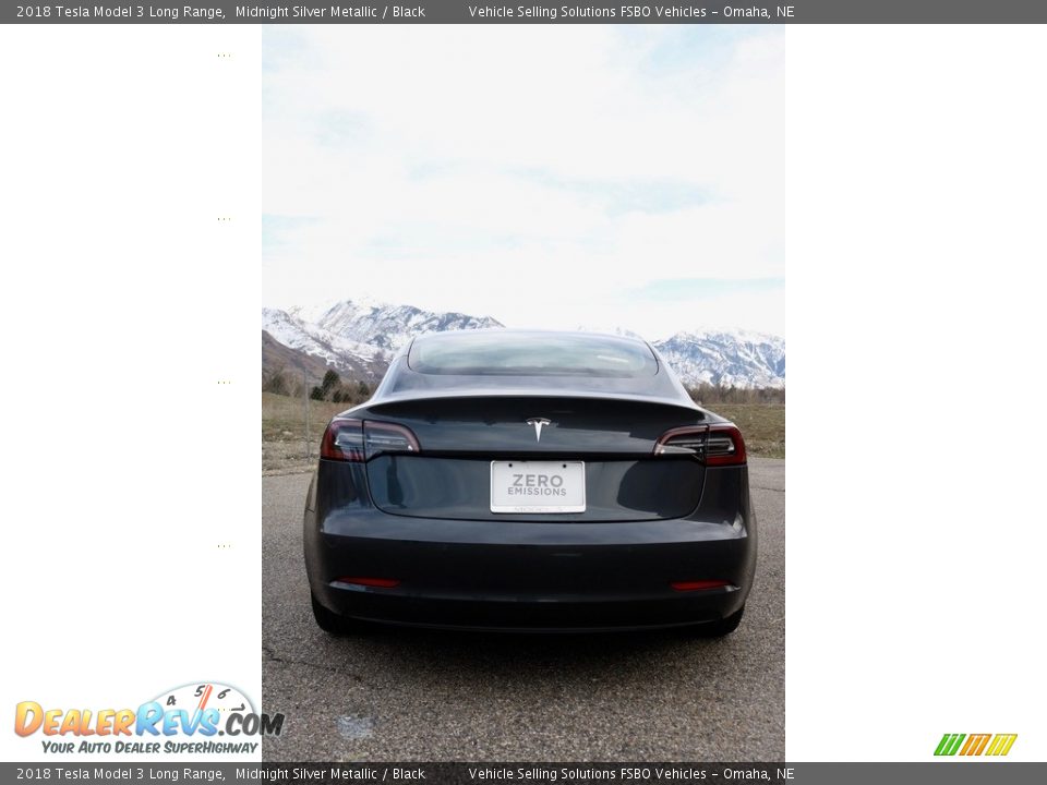 2018 Tesla Model 3 Long Range Midnight Silver Metallic / Black Photo #21