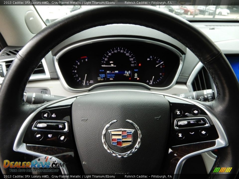 2013 Cadillac SRX Luxury AWD Gray Flannel Metallic / Light Titanium/Ebony Photo #15