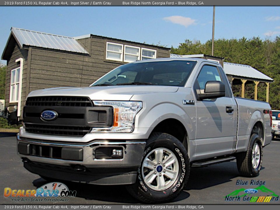 2019 Ford F150 XL Regular Cab 4x4 Ingot Silver / Earth Gray Photo #1