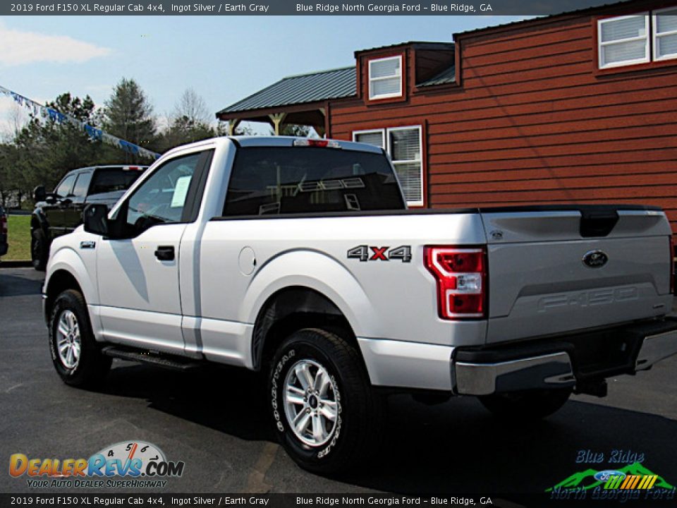 2019 Ford F150 XL Regular Cab 4x4 Ingot Silver / Earth Gray Photo #3