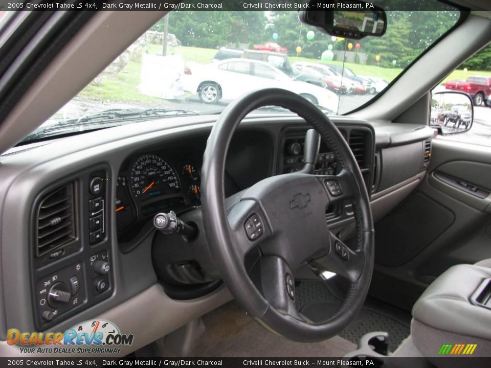 2005 Chevrolet Tahoe LS 4x4 Dark Gray Metallic / Gray/Dark Charcoal Photo #12