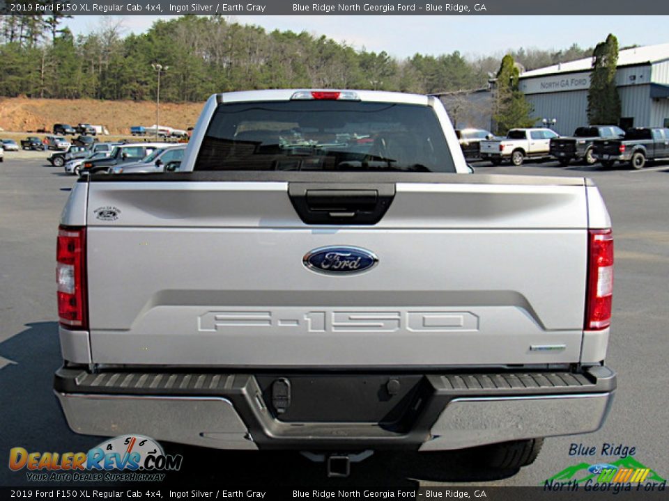 2019 Ford F150 XL Regular Cab 4x4 Ingot Silver / Earth Gray Photo #4