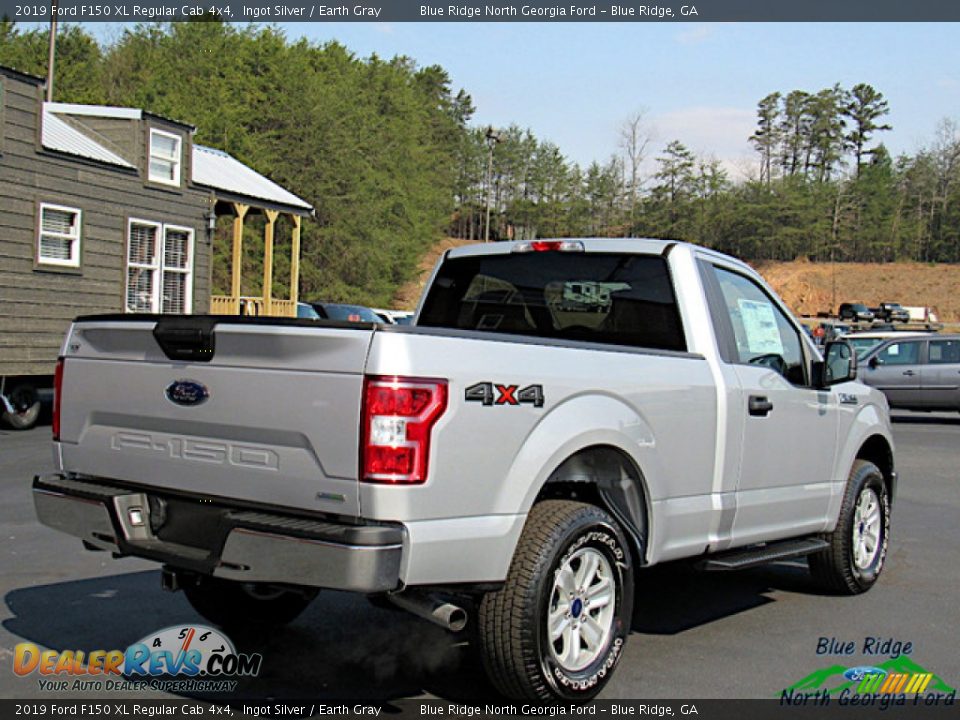 2019 Ford F150 XL Regular Cab 4x4 Ingot Silver / Earth Gray Photo #5