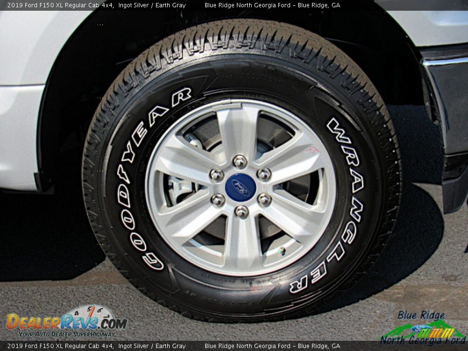 2019 Ford F150 XL Regular Cab 4x4 Ingot Silver / Earth Gray Photo #9