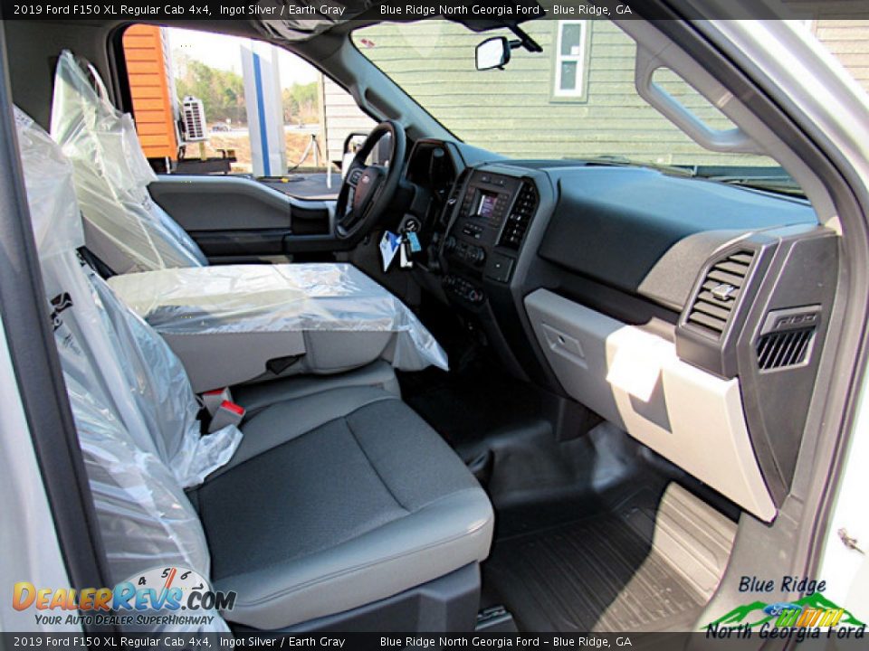2019 Ford F150 XL Regular Cab 4x4 Ingot Silver / Earth Gray Photo #11