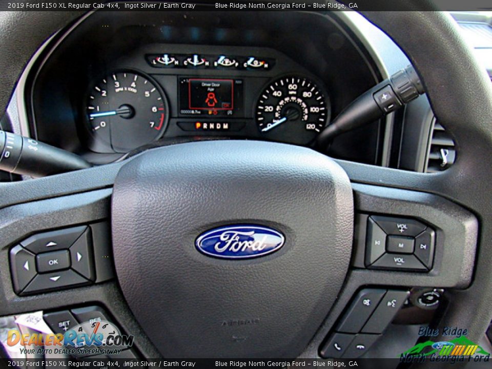 2019 Ford F150 XL Regular Cab 4x4 Ingot Silver / Earth Gray Photo #15