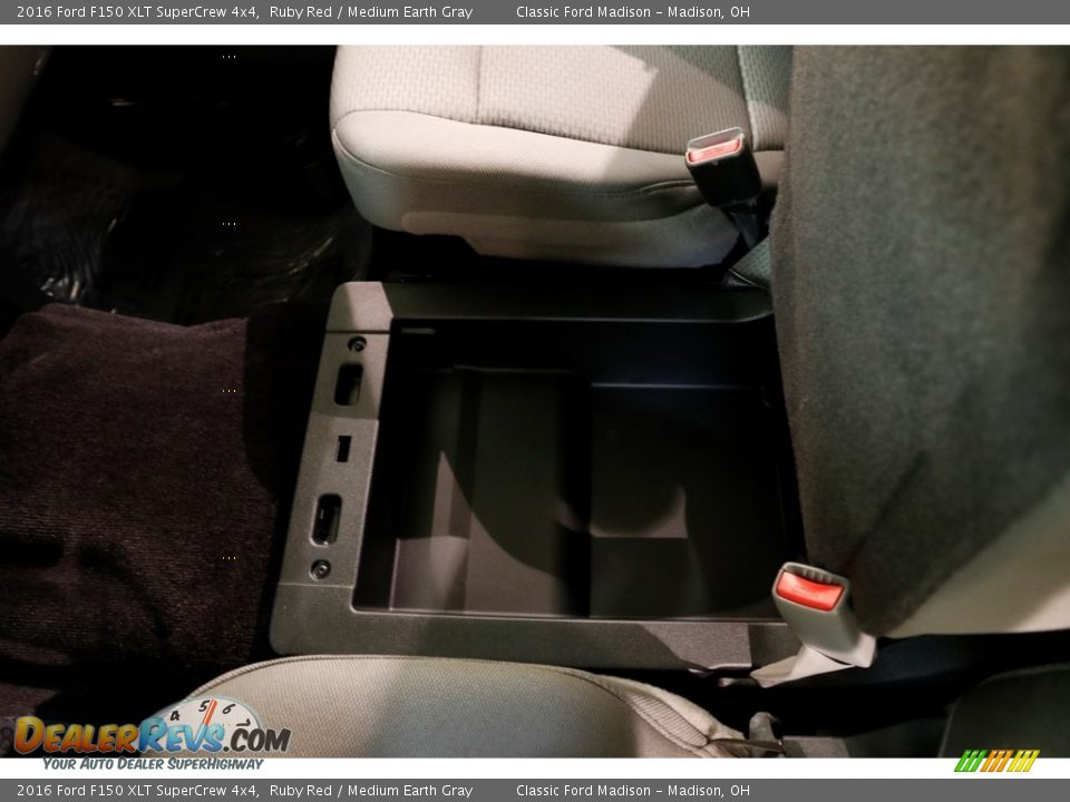2016 Ford F150 XLT SuperCrew 4x4 Ruby Red / Medium Earth Gray Photo #16