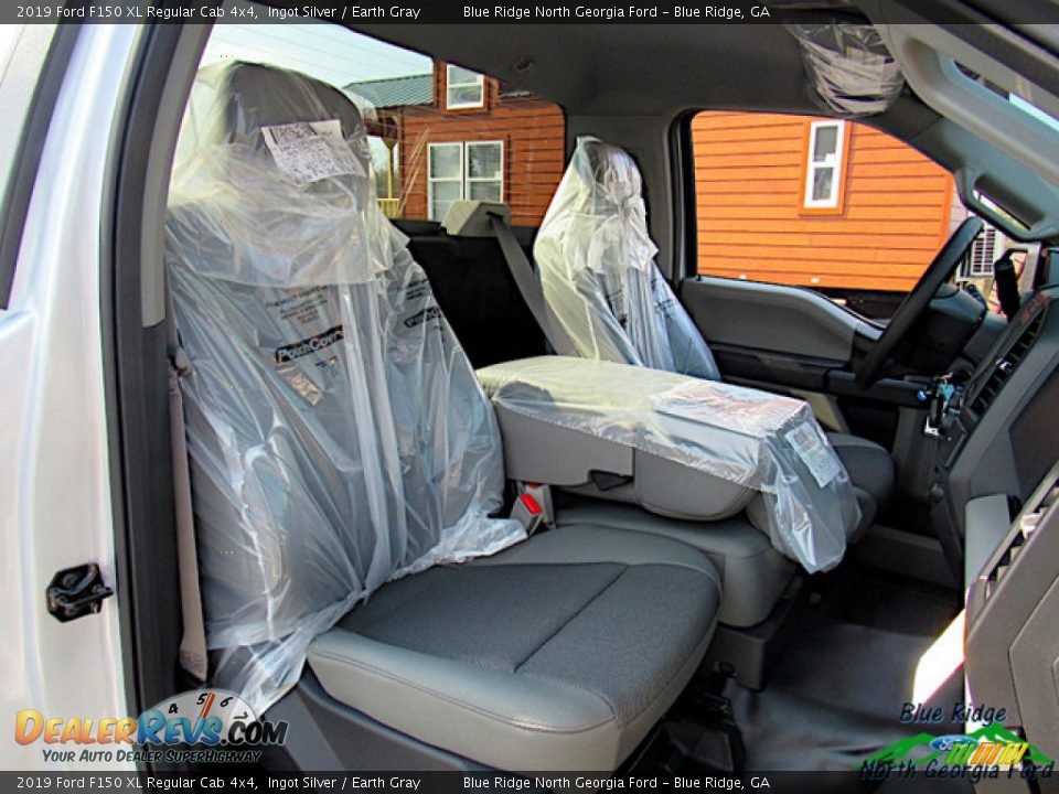 2019 Ford F150 XL Regular Cab 4x4 Ingot Silver / Earth Gray Photo #25