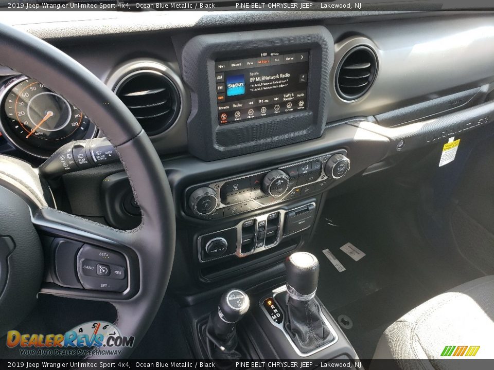 2019 Jeep Wrangler Unlimited Sport 4x4 Ocean Blue Metallic / Black Photo #10