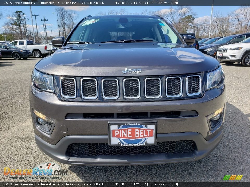 2019 Jeep Compass Latitude 4x4 Granite Crystal Metallic / Black Photo #2