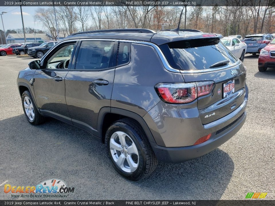 2019 Jeep Compass Latitude 4x4 Granite Crystal Metallic / Black Photo #4