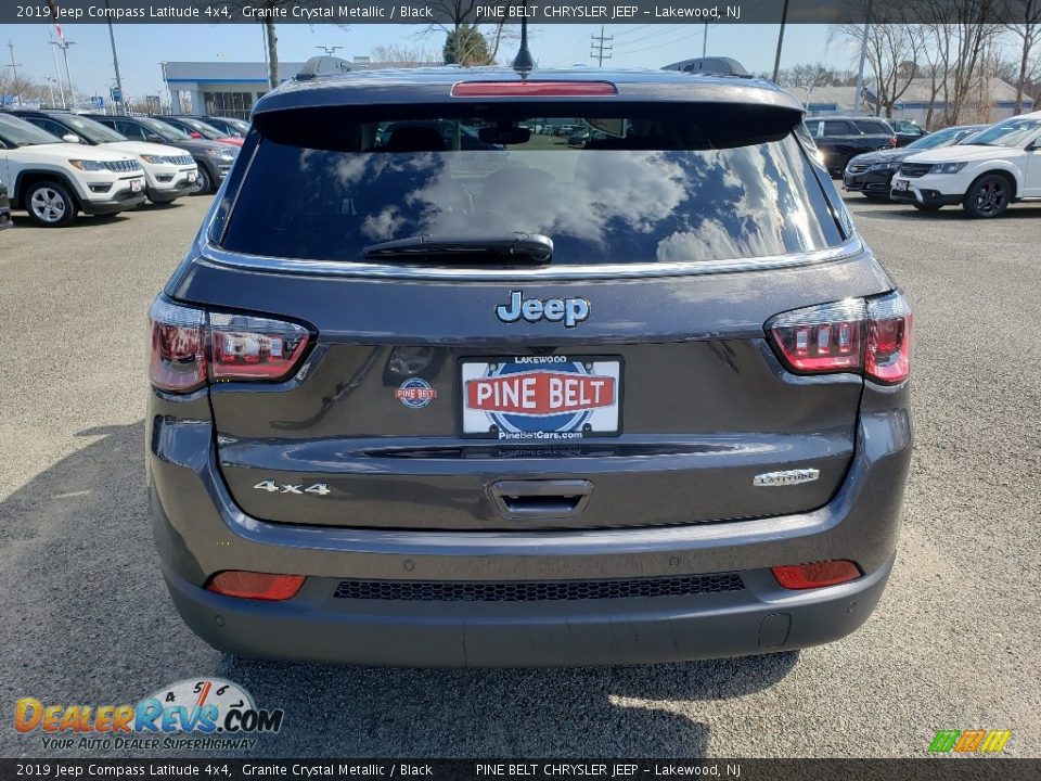 2019 Jeep Compass Latitude 4x4 Granite Crystal Metallic / Black Photo #5