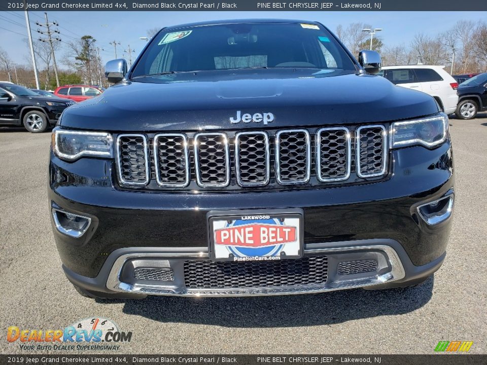 2019 Jeep Grand Cherokee Limited 4x4 Diamond Black Crystal Pearl / Black Photo #2