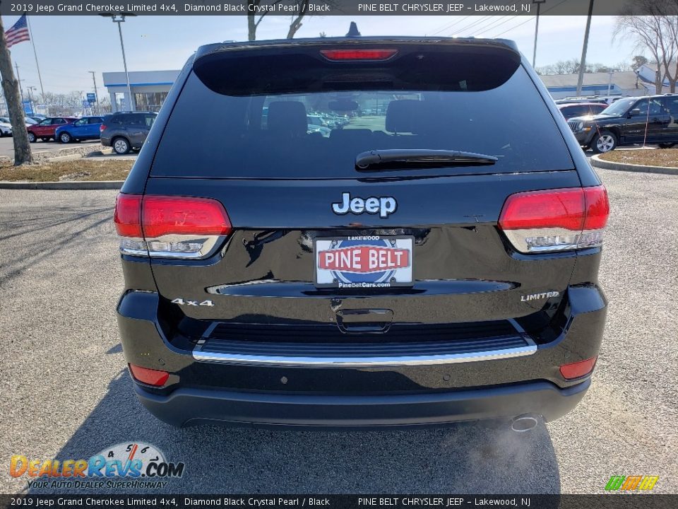 2019 Jeep Grand Cherokee Limited 4x4 Diamond Black Crystal Pearl / Black Photo #5